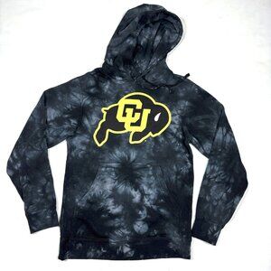 University of Colorado Boulder CU Buffaloes Tie-Dye Hoodie Sweatshirt Adult SM